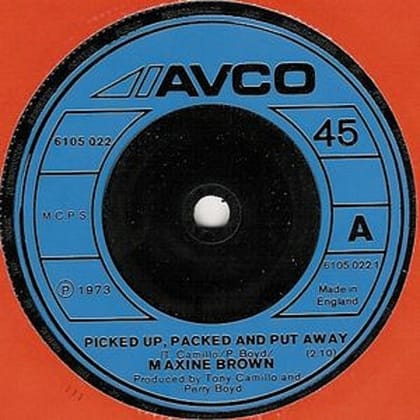 Maxine Brown - Bella Mia / Picked Up, Packed and Put Away