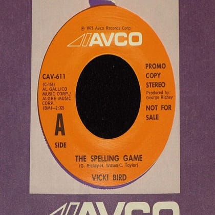 Vicki Bird - The Spelling Game / Should I Stay At Home